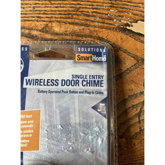 GE Wireless Door Chime Battery Operated 2-Melody with 1-Push Button Model 1603S - Picture 3 of 8